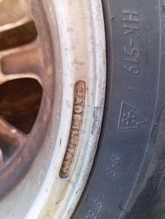 Оригинални VW Golf 3 джанти 14” 4x100 с гуми