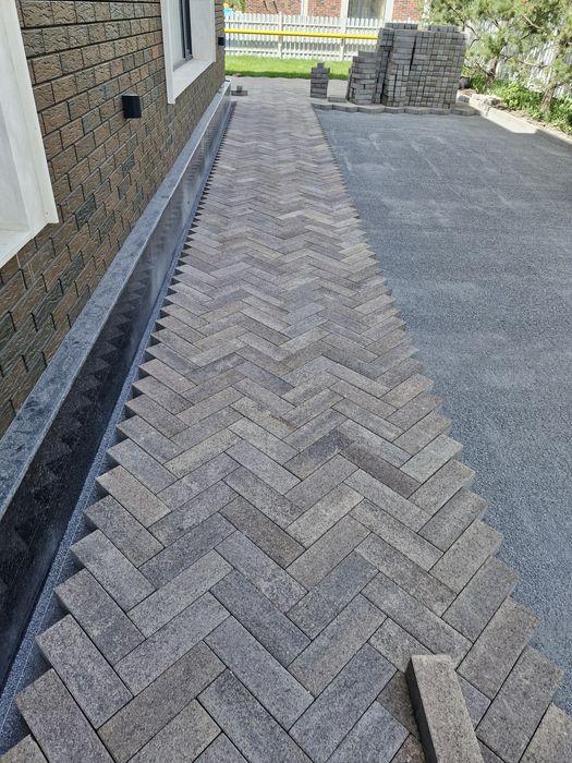 Укладка брусчатка