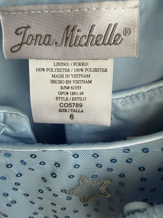 Вечернее платья на 5 и 6 лет Jona Michelle из Америки