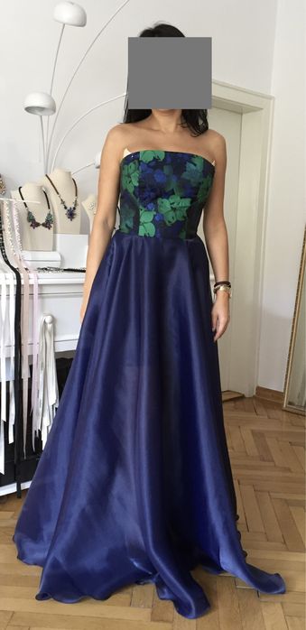 Rochie de seara cu corset din brocart Atelier Bobar