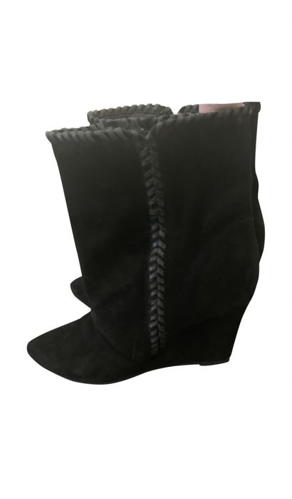 Botine piele întoarsă