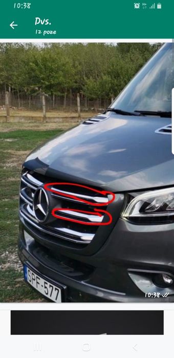 Inox grila Sprinter,Crafter.Vito.etc