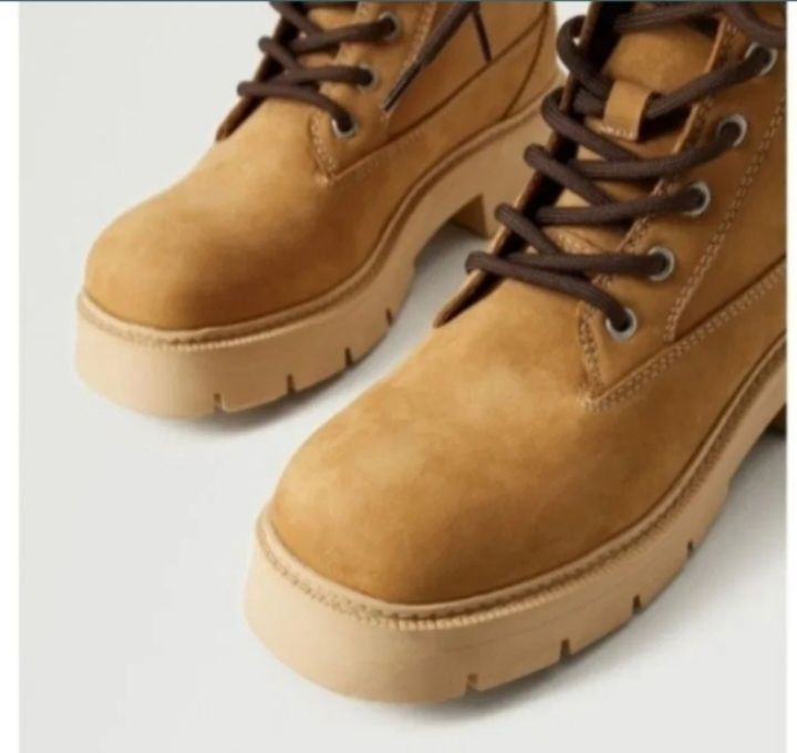 Ботинкм Тимберленды Mango