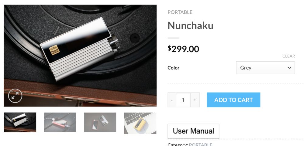 iBasso Nunchaku - портативный Ламповый ЦАП усилитель