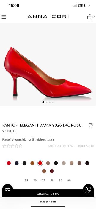 Pantofi Anna Coti noi