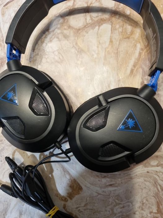 Căști gaming Turtle Beach Recon 70 Black/Blue – PS4/PS5/Xbox/PC