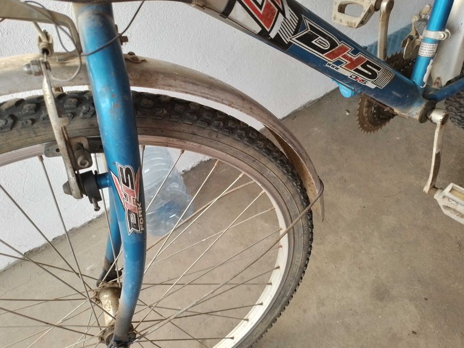 Vand bicicleta MTB TEHNIK culoare albastru cu gri metal