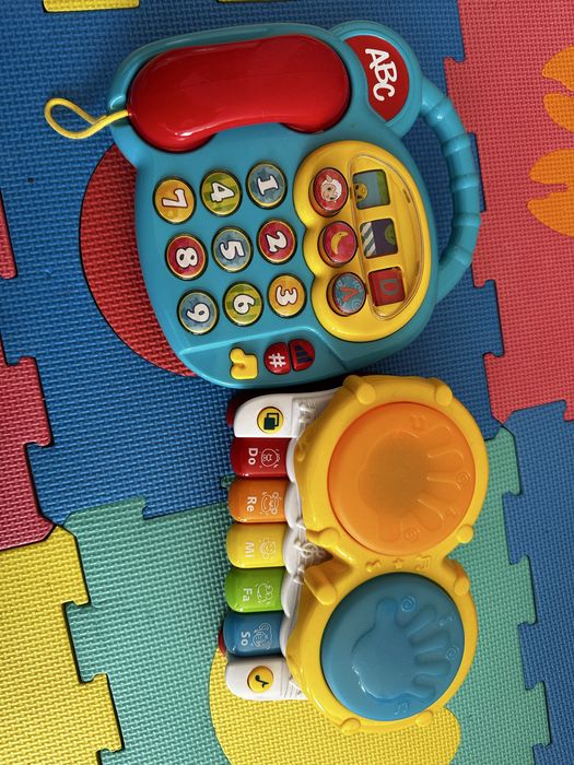 Музикално пиано и ABC музикален телефон