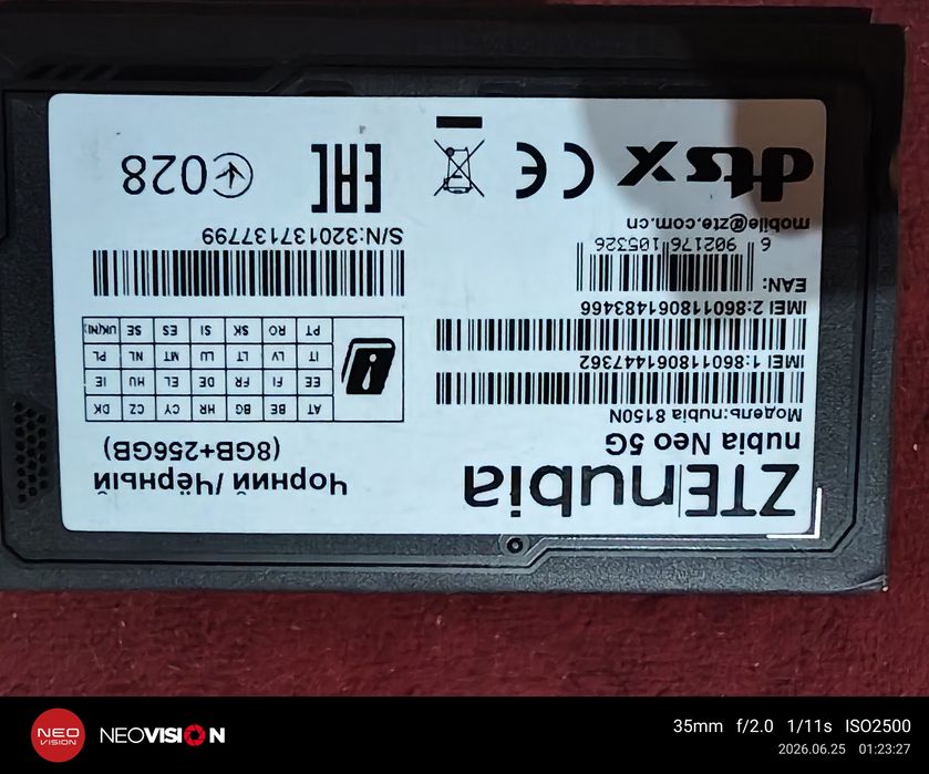 Zte Nubia Neo 5G