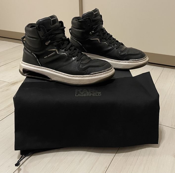 Ghete din piele Karl Lagerfeld marimea 43