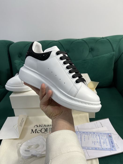Adidasi Alexander McQueen piele naturala 100% Full Box colectie noua