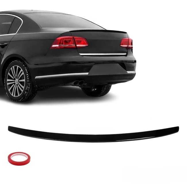 Eleron Portbagaj Lip Codita VW Volkswagen Passat B7 10-15, Negru Lucio