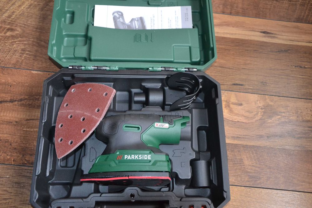 Нов акумулаторен виброшлайф Parkside 12V