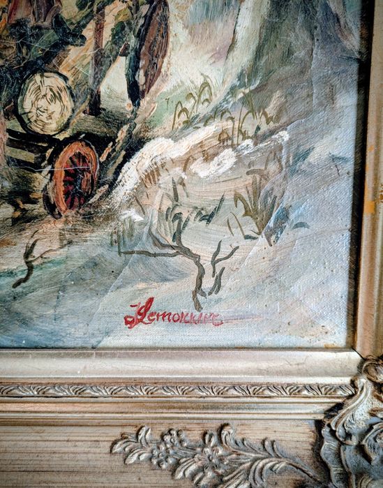 Tablou in ulei pe panza cu semnatura