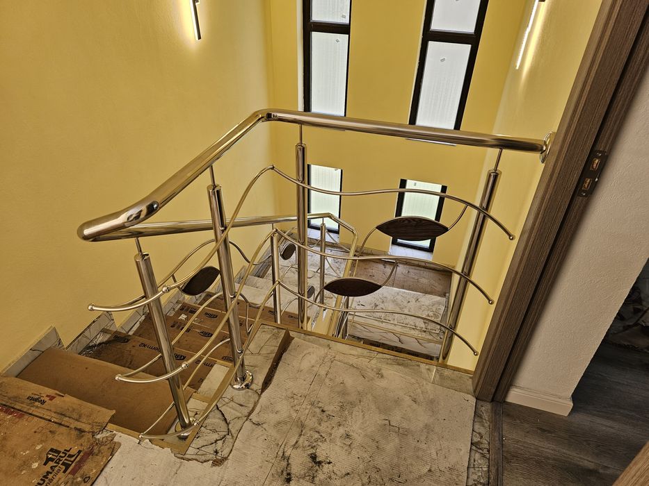 Balustrade inox/modele cu lemn