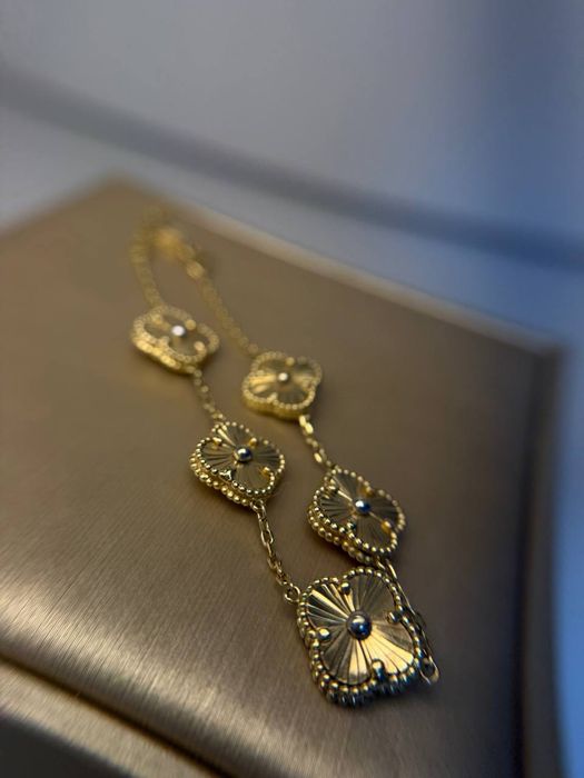 Золотой браслет Van Cleef/ Техно голд/каспи