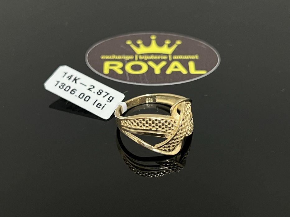 Bijuteria Royal CB : Inel dama aur 14K 585   2,87 grame