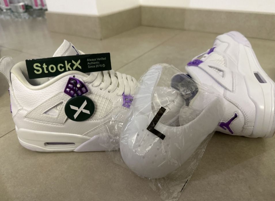 jordan 4 metalic purple