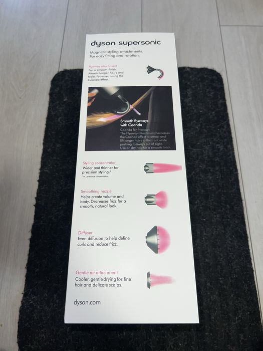 Dyson Supersonic gri/fucsia