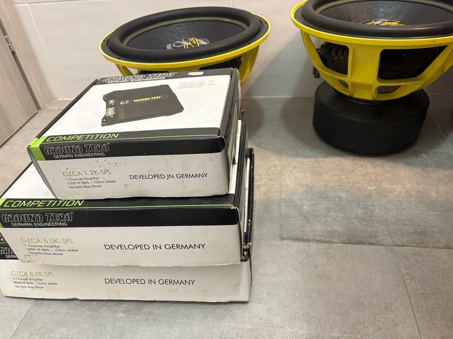 Sistem audio auto competition