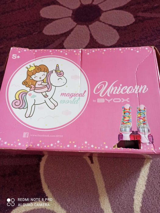 Розови кънки BYOX