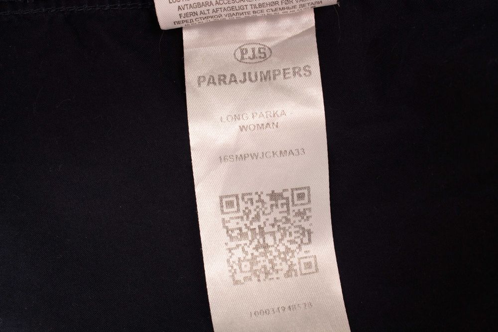PARAJUMPERS оригинално дамско яке синьо памук windstopper тренч М