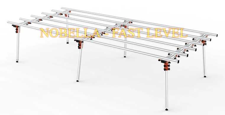 МОДУЛНА РАБОТНА МАСА за голямоформатни плочи - 360х150х80 см.