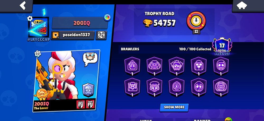 Аккаунт в бравл старс