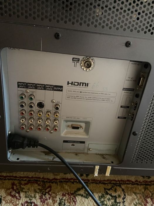 Продам телевизор в рабочем состоянии HITACHI