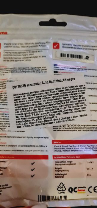 Încărcător auto iPhone nou mai multe bucati disponibile