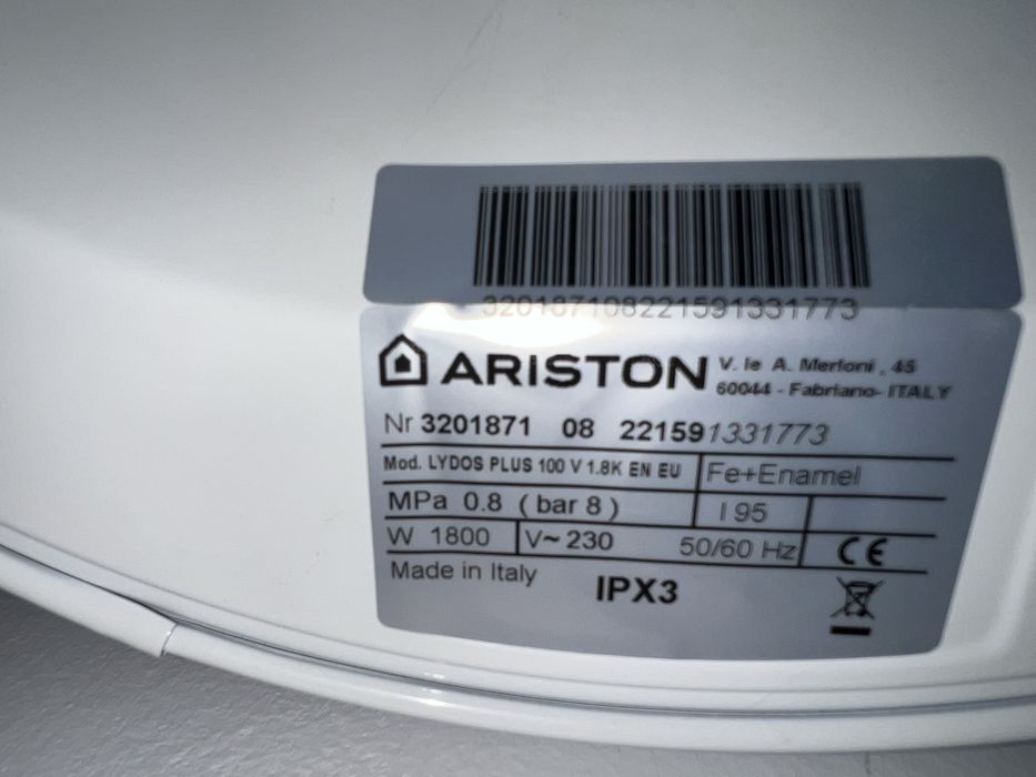 Boiler Ariston 95litri