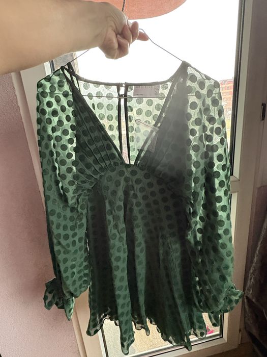 ASOS DESIGN Mini Рокля Зелена - Размер EU 36