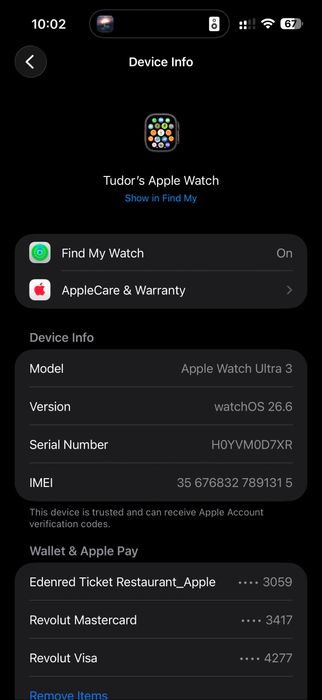 Apple Watch Ultra 3 (Black)