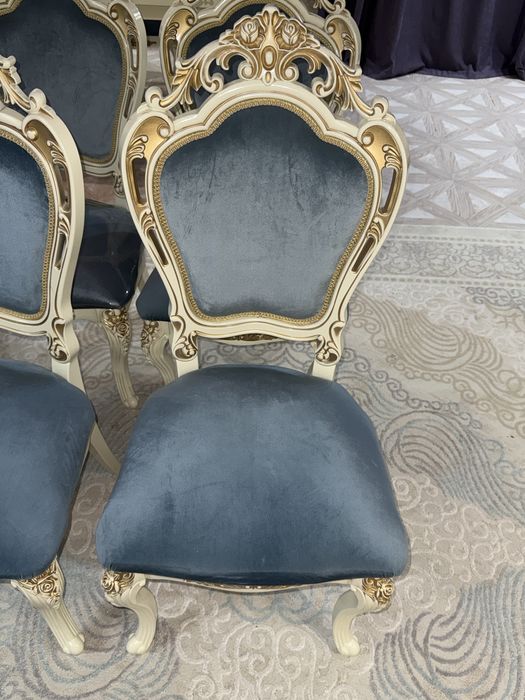 Стулья 17 шт голубые