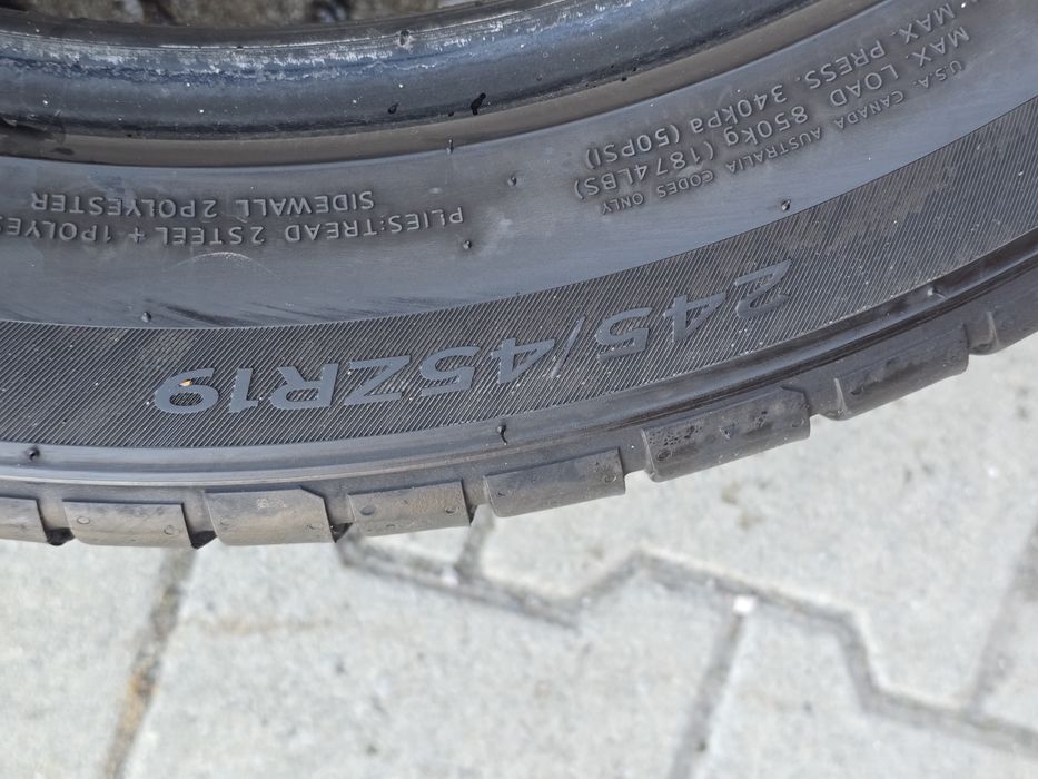 245 45 19 Hankook 2 бр.