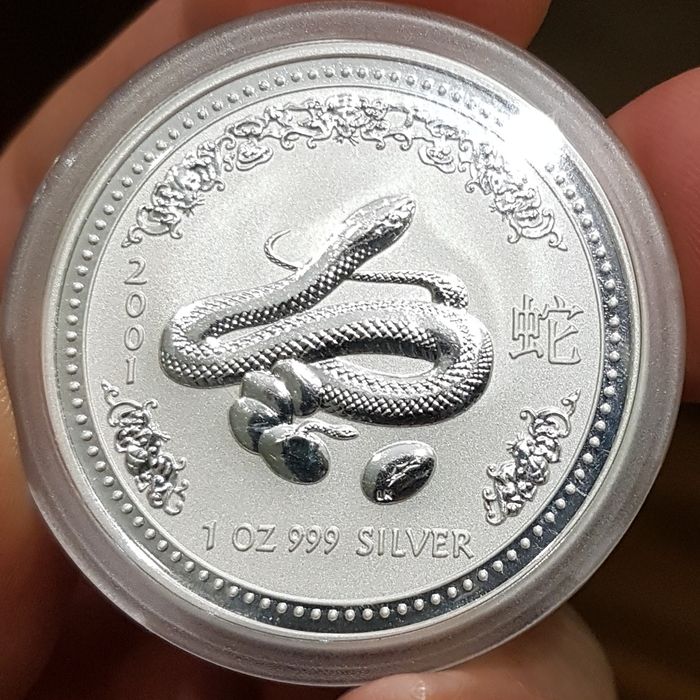 Perth Mint Lunar I + Lunar II 1999-2019 monede lingou argint 999