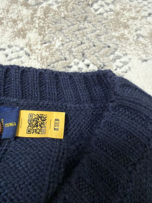 Pulover Ralph Lauren Bleumarin Împletit – Stare Foarte Bună