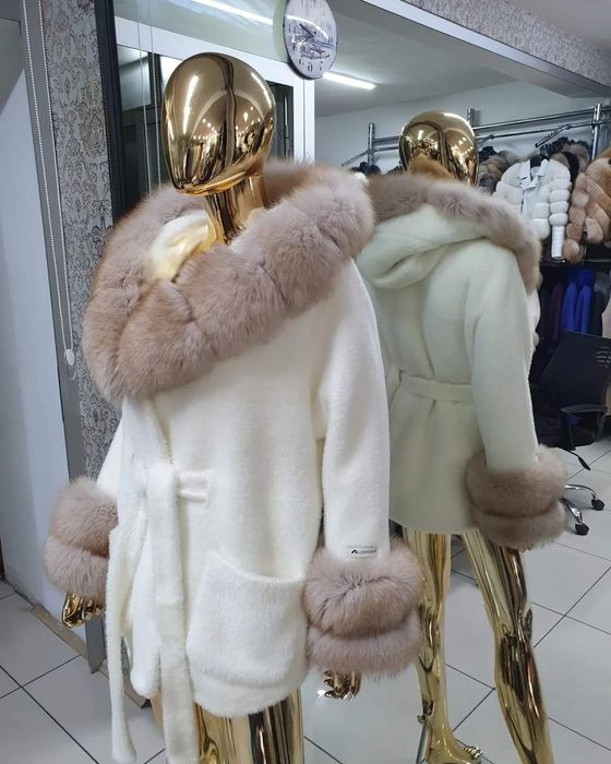 Reduceri de sezon Haina de blana din alcantara .Modele noi