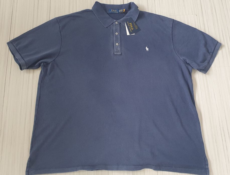 POLO Ralph Lauren Garment Dyed Cotton  3XL НОВО ОРИГИНАЛ Мъжка Тениска