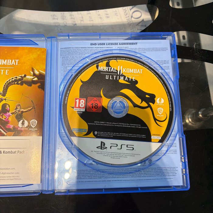 Playstation 5 disk-GTA V, Mortal kombat ultimate, fifa 24
