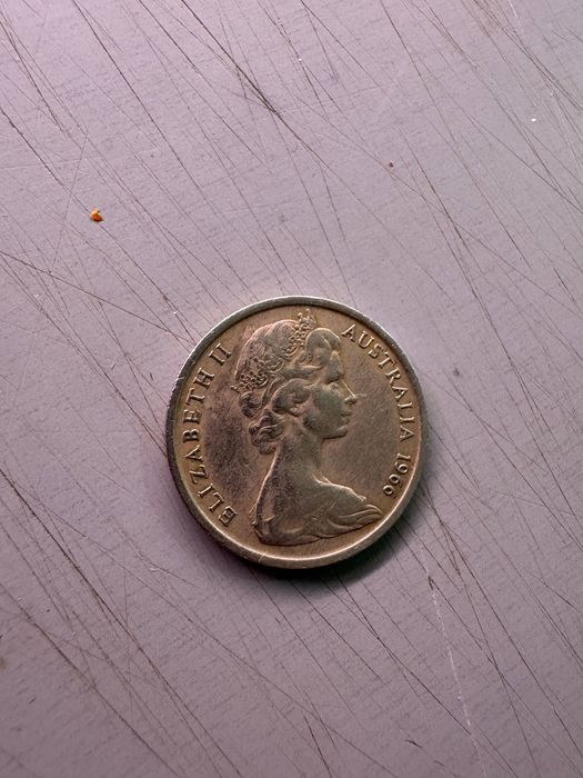 Moneda rară ELIZABETH II 1966