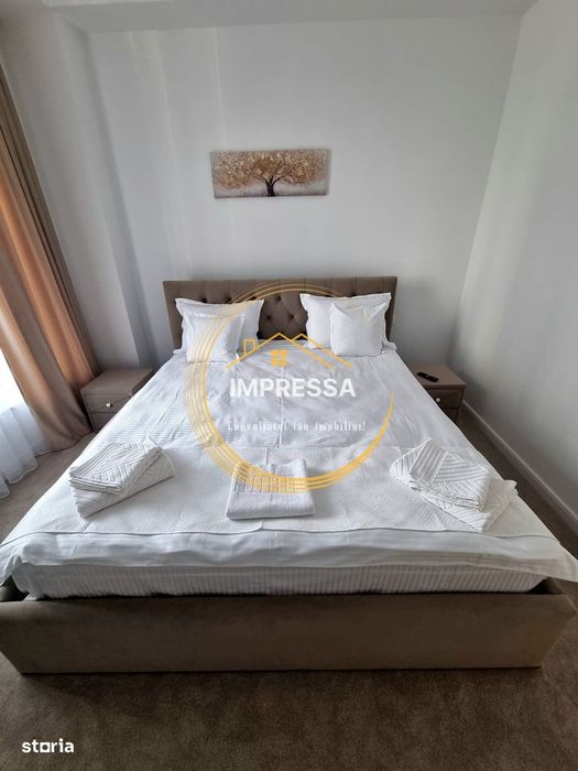 Se inchiriaza apartament 2 camere mobilat si utilat complet 400e