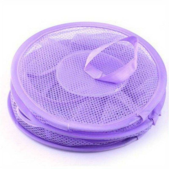 Сгъваем кош за съхранение на играчки или дрехи с 3 рафта