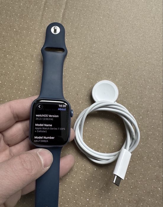 Apple watch 7 Blue, 45mm Gps+ Cellular