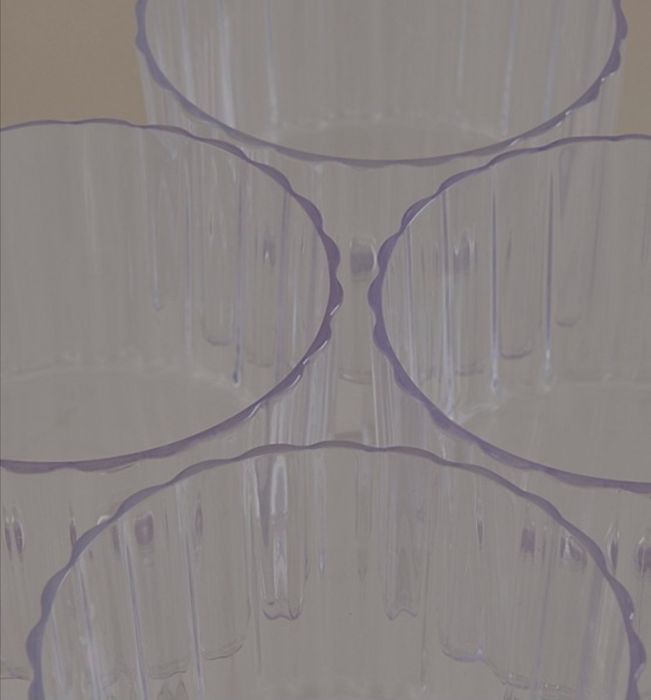 Два къмпинг/кемпер сета чаши - за маргарита и за шампанско, пластмасов