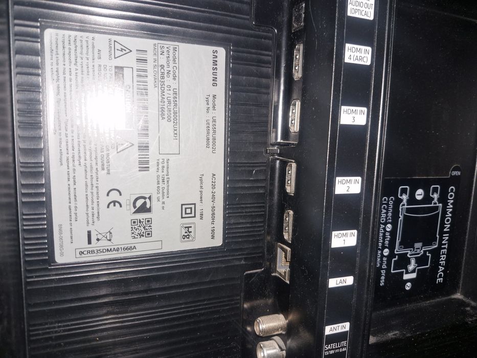 Vand TV samsung smart 163cm cu defect