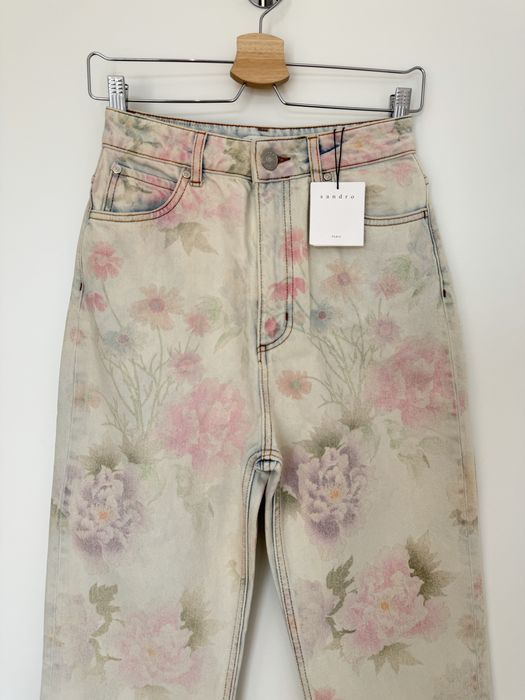 Blugi drepți cu talie înaltă, Sandro