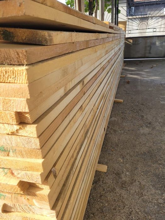 Дървен материал / дъски/  бял бор