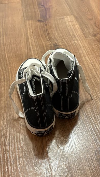 Кеды черно-белые (в стиле Converse, конверс)