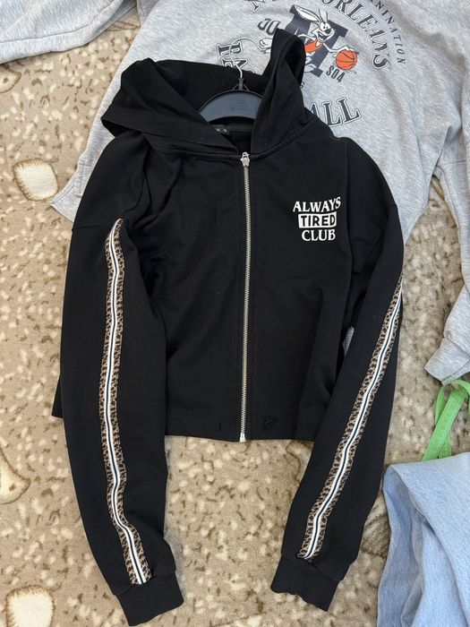 Укороченная зип-кофта